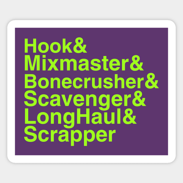 Constructed Names Sticker by CraigMahoney